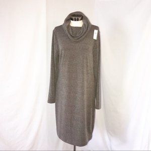 Banana Republic Long Sleeve Cowl Neck Dress